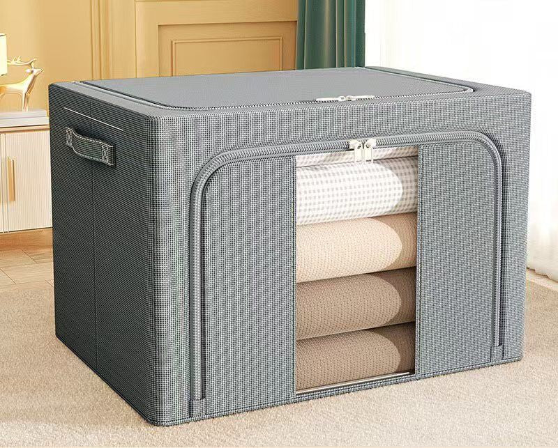 Fabric Storage Box with View Window